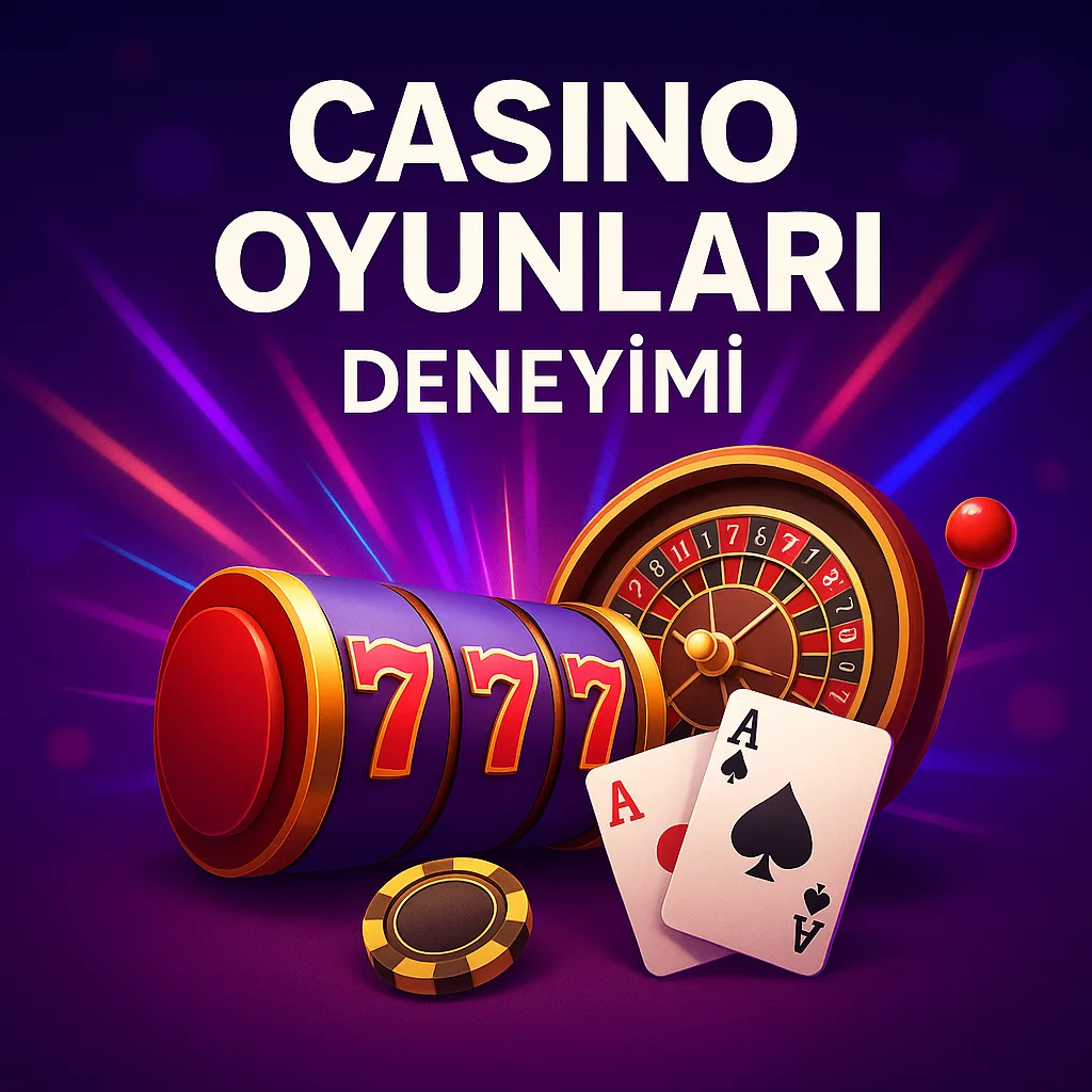 Slot makinesi ve ruletle casino teması